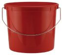 Leaktite 005Q55RD024 5 Quart Red Heavy Duty Plastic Paint Pail - Quantity of 12 Online Sale