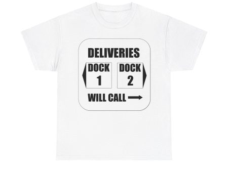 Dock Entrance Sign Unisex Heavy Cotton Tee Online Hot Sale