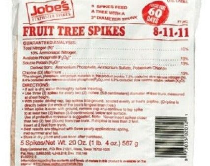 Jobe s 2012 5-Pack 8-11-11 Fruit Tree Fertilizer   Food Spikes - Quantity of 32 Online Hot Sale