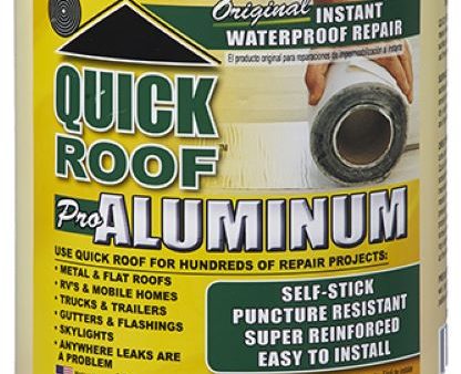 Cofair QR625 6  x 25  Foot Self Stick Waterproof Aluminum Roof Repair Tape - Quantity of 1 For Cheap