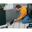 M D Bldg 93146 4  x 20  Black Vinyl Self Stick Wall Base Cove Moulding Bulk Roll - Quantity of 4 Online now