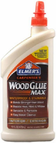 Elmer s E7310 16 oz Stainable Waterproof Carpenters Indoor Outdoor Wood Glue - Quantity of 5 Supply