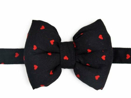 Mutt of course - All you need is love Bow tie (Black) Sale