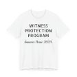 Witness Protection Program Summer Picnic  Unisex Jersey Short Sleeve Tee For Discount