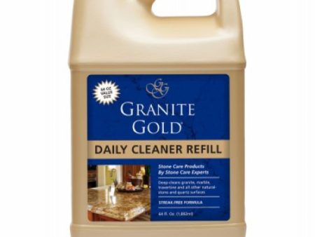 Granite Gold GG0040 64 oz Bottle of Daily Stone Granite Limestone Marble Cleaner Refill For Sale