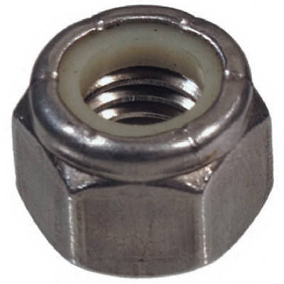 100 ea HILLMAN 829720 1 4 -20 STAINLESS NYLON HEX NUT Online Sale