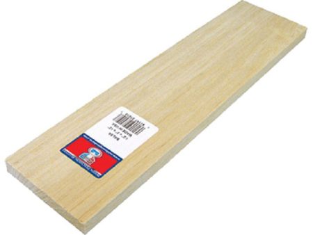 Midwest Products 6303 Balsa Wood 3 32 x 3 x 36 Inch - Quantity of 10 pieces For Sale