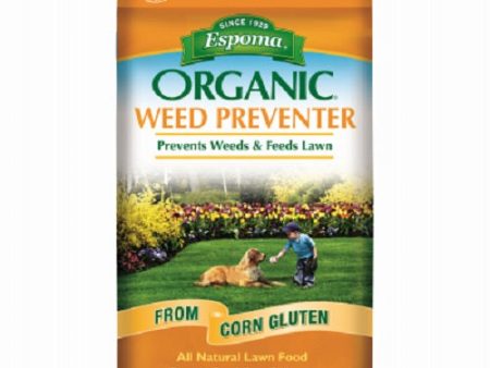 Espoma CGP25 25 LB Bag Of Natural Organic Lawn Weed Preventer Plus Fertilizer - Quantity of 1 For Sale