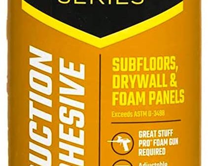 Dow 343087 Great Stuff Pro 26.5 oz Heavy Duty Construction Floor and Wall Adhesive Foam - Quantity of 3 cans Online Sale