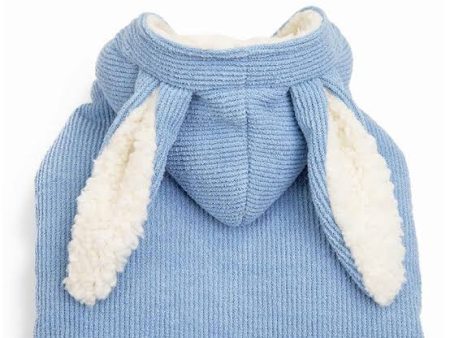 HM Blue Easter Bunny Hoodie Faux Fur - Outfit For Small Dogs Online Sale