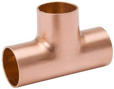 (100) ea 1 2  Wrot Copperx Copper x Copper Tee Plumbing Fitting For Sale