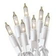 Holiday Wonderland 48600-88A 100 Count Clear Christmas Light Sets With White Cord - Quantity of 3 Supply