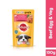 PEDIGREE® Dog Food Wet Puppy Beef Egg Loaf with Vegetables For Cheap