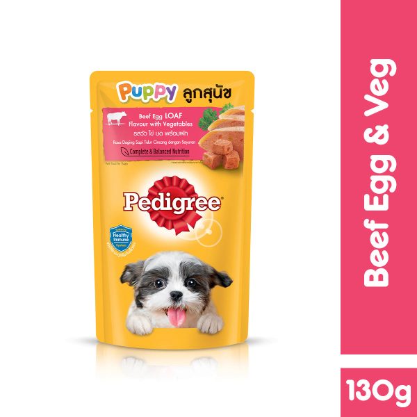 PEDIGREE® Dog Food Wet Puppy Beef Egg Loaf with Vegetables For Cheap