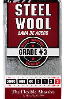 Homax 10121113 12 pack #3 Coarse Steel Wool Pads - Quantity of 12 Online Hot Sale