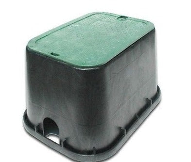 NDS 113BC 12  x 17  Rectangular Underground Sprinkler Valve Boxes With Cover - Quantity of 4 Sale