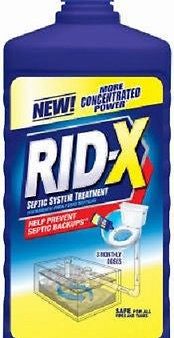 RID-X 1920089447 24 OZ SEPTIC SYSTEM ADDITIVE TREATMENT & DRAIN MAINTAINER - Quantity of 2 Fashion