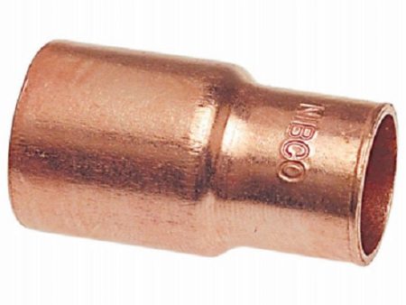 Nibco W00890T 3 4  x 1 2  Wrot Copper Pipe Reducer Fittings - Quantity of 25 Supply