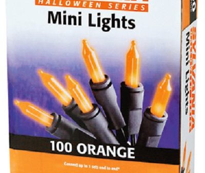 Sylvania V34700-88 100 Light Count Orange Mini Light Halloween Set - Quantity of 12 Sale