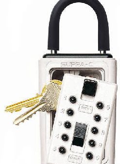 GE SUPRA 001000 RESIDENTIAL PORTBLE PUSHBUTTON KEY SAFE Online Sale