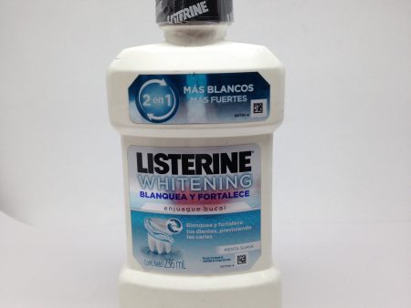 ENJUAGE LISTERINE WHITENING 236ML 2EN1 Online