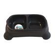 M-Pets Plastic Double Bowl Fashion