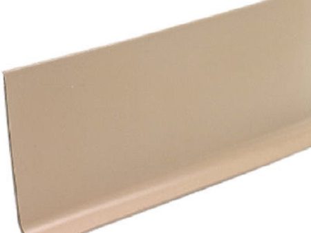 M D Bldg. 75473 4  x 120  Desert Beige Vinyl Wall Base Cove Moulding Bulk Roll - Quantity of 1 Sale