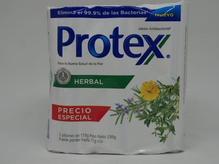 JABÓN PROTEX TRIPACK HERBAL 330GR For Discount