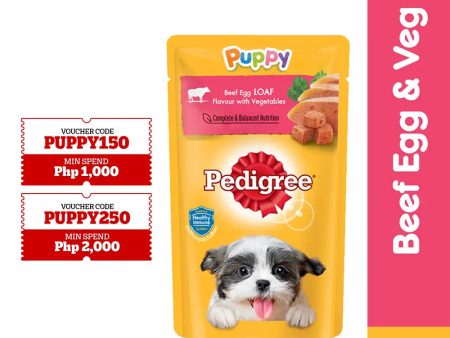 PEDIGREE® Dog Food Wet Puppy Beef Egg Loaf with Vegetables For Cheap