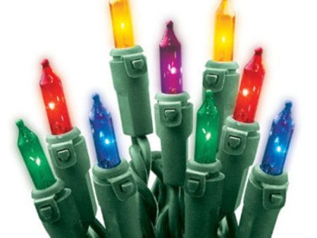 Holiday Wonderland 40005-88A 100-Count MULTI-COLOR Christmas Mini Light Set - Quantity of 3 Supply