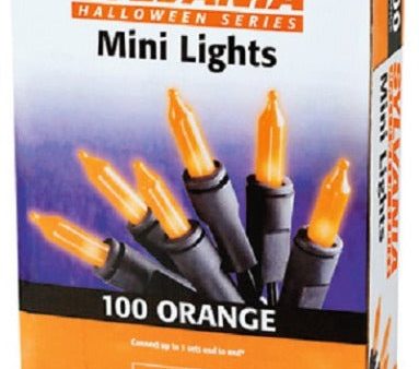 Sylvania V34700-88 100 Light Count Orange Mini Light Halloween Set - Quantity of 4 on Sale