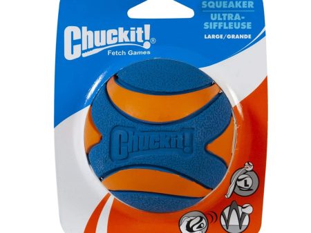 Chuckit Ultra Squeaker Ball Large 1pk For Discount