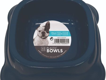 M-Pets Plastic Single Bowl Fashion