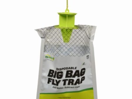 Rescue BFTD-DB12 Big Bag No Pesticide Non Toxic Disposable Fly Trap - Quantity of 3 For Cheap