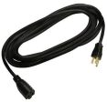 Master Electrician 02306ME 15  16 3 SJTW Black Round Vinyl Indoor   Outdoor 13A Extension Cord - Quantity of 3 Online now