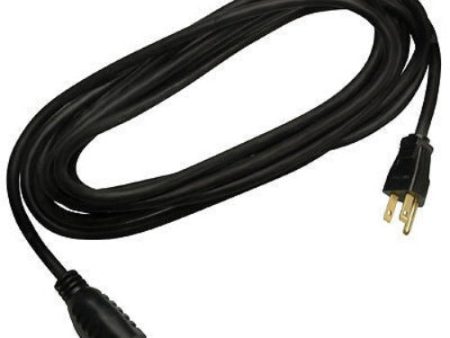 Master Electrician 02306ME 15  16 3 SJTW Black Round Vinyl Indoor   Outdoor 13A Extension Cord - Quantity of 3 Online now