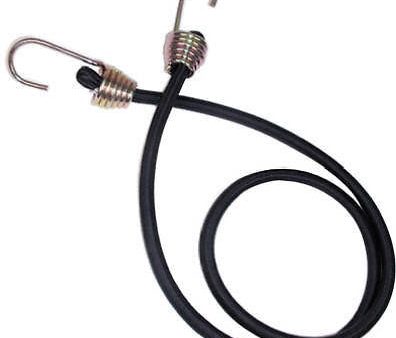 (10) Keeper 06188 48  Black Industrial Strength Bungee Cords w HD Steel Hooks Sale