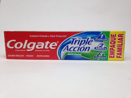 PASTA DENTAL COLGATE TRIPLE ACCIÓN 150 ML Online now