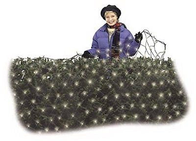 Holiday Wonderland 47893-88 70 Count 4  x 6  Cool White Micro LED Christmas Net Lights - Quantity of 1 on Sale