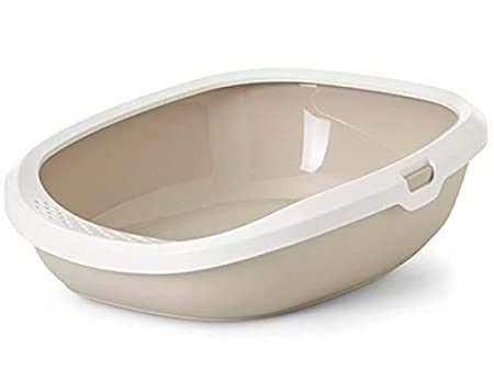 Gizmo Cat Litter Tray + Rim Large, Mocha, 20 Inches Online Sale