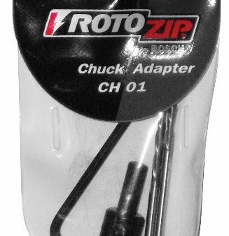 Robert Bosch CH01 Roto Zip Router Collet Chuck Adapter Kit - Quantity of 1 Hot on Sale