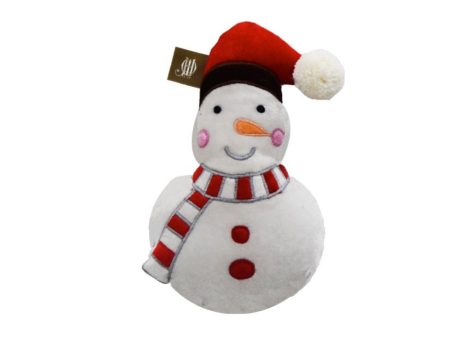 Jazz My Home Snowman Plush Dog Toy Supply