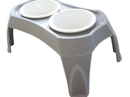 M-Pets Combi Bowl With Stand For Dogs Cheap