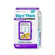 Petkin Big n Thick Mineral Bath wipes, 100 wipes Sale