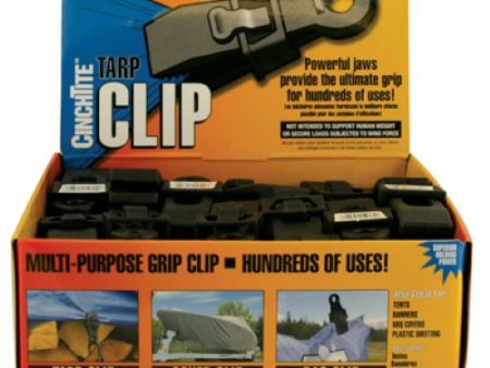 Homax 5300 CinchTite Crocodile Tarp Fastening Clips With Powerful Jaw Grip - Quantity of 48 Sale