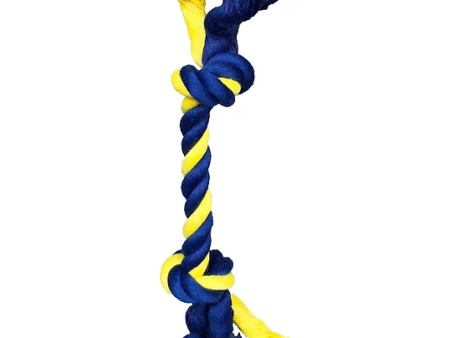 Petsport Twisted Chews Mini Two Knot Cotton Rope 8 inch Hot on Sale