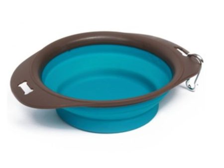 M-Pets On the Road Foldable Bowl Large- 1230ml (30x23x7.4cms) For Cheap