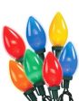 Holiday Wonderland 2936-88A 25-Count C9 LED Multi Ceramic Christmas Light Set - Quantity of 2 Online Sale