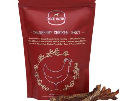 Doggie Dabbas Cranberry Chicken Jerky Online