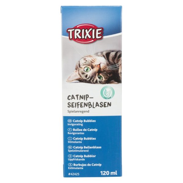 Trixie Catnip Bubbles 120ml - Liquid Bubbles For Cats Hot on Sale